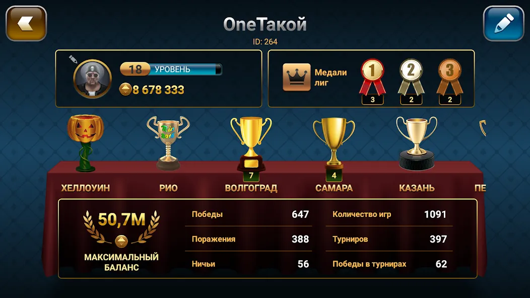 Throw-in Durak: Championship  [МОД Unlocked] Screenshot 5