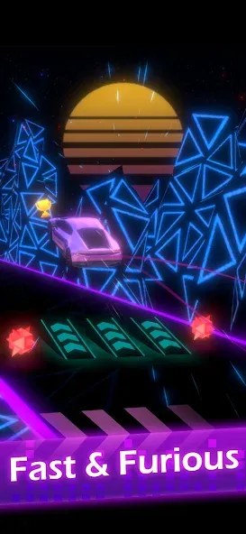 Beat Racing (Бит Рейсинг)  [МОД Меню] Screenshot 3