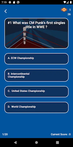 World Wrestling Trivia (Уорлд Рестлинг Тривия)  [МОД Бесконечные деньги] Screenshot 4