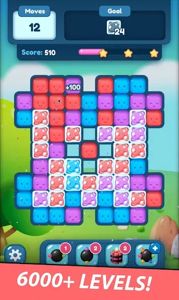 Match Blast Puzzle 3  [МОД Menu] Screenshot 2