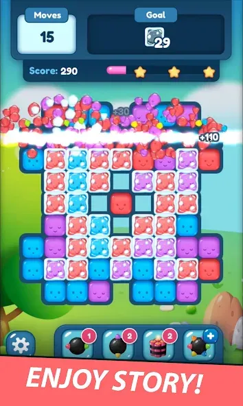 Match Blast Puzzle 3  [МОД Menu] Screenshot 4