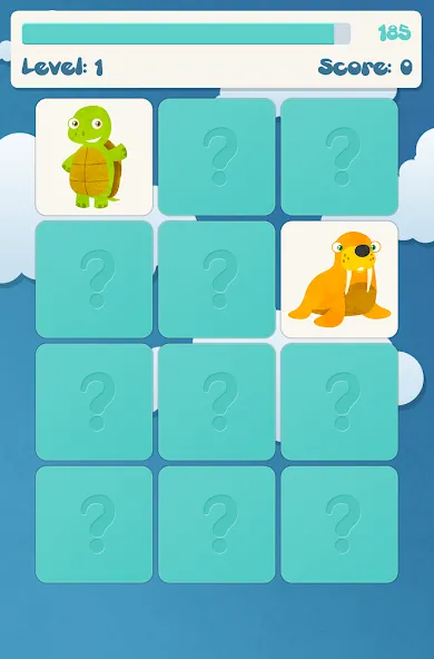 Animals memory game for kids  [МОД Unlimited Money] Screenshot 5