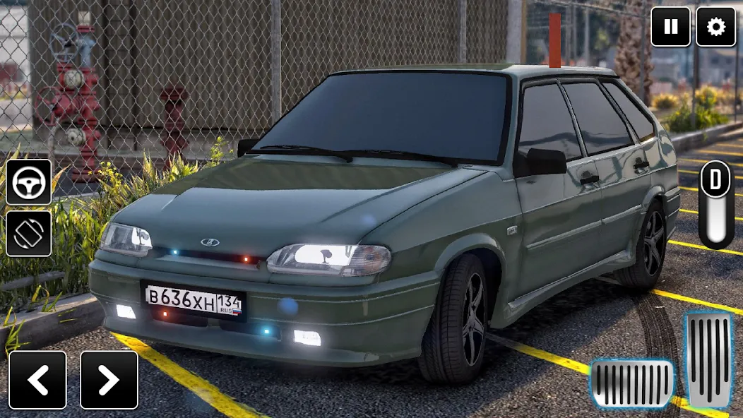 2114 Car Driving: Lada sedan  [МОД Все открыто] Screenshot 1