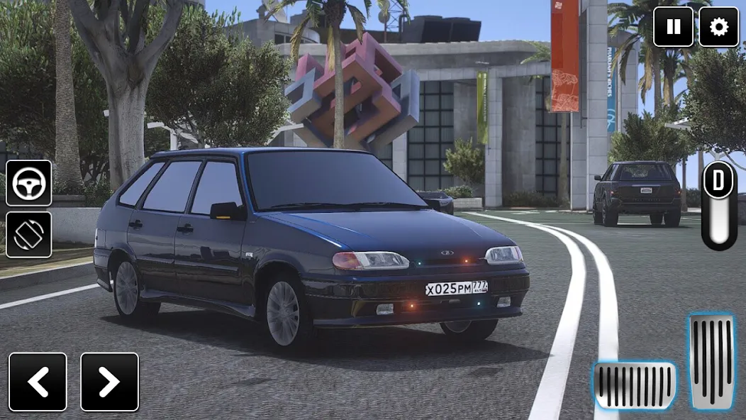 2114 Car Driving: Lada sedan  [МОД Все открыто] Screenshot 2