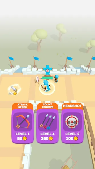 Wild Archer: Castle Defense (Ланд Инвейдер)  [МОД Mega Pack] Screenshot 3