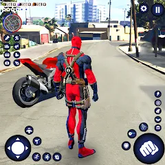 Скачать взлом Miami Rope Hero Spider Game 2  [МОД Бесконечные деньги] - полная версия apk на Андроид