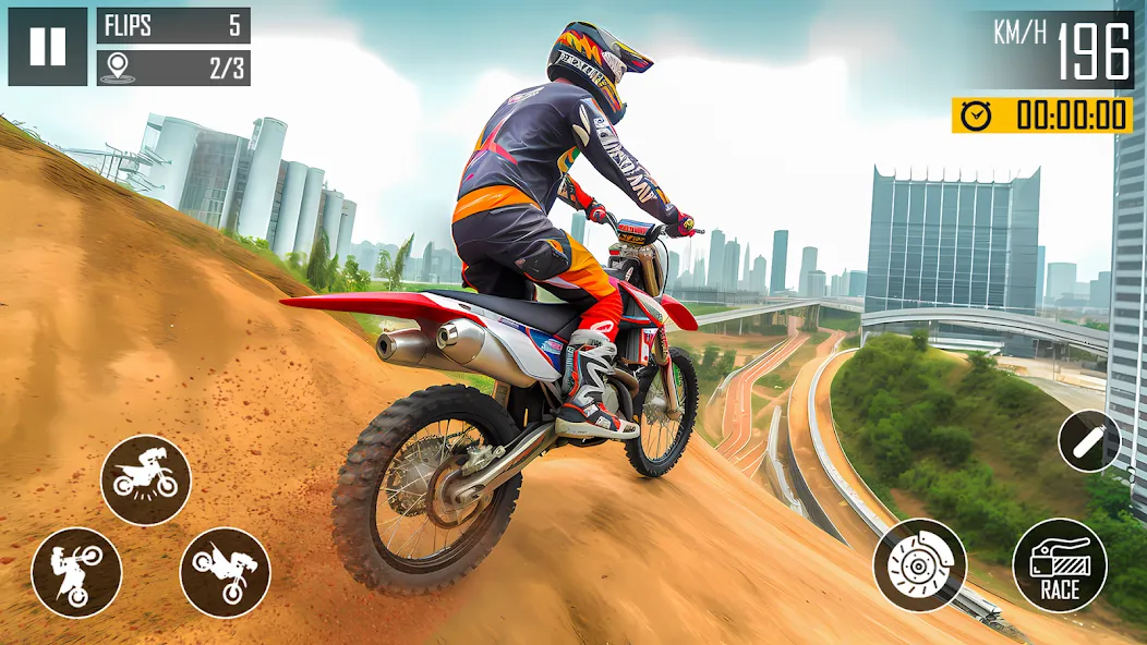 Ultimate Bike Stunt: Bike Game (Ультимейт Байк Стант)  [МОД Mega Pack] Screenshot 2