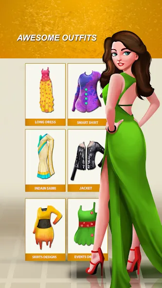 Girls Dress Up: Makeup Games  [МОД Бесконечные монеты] Screenshot 3