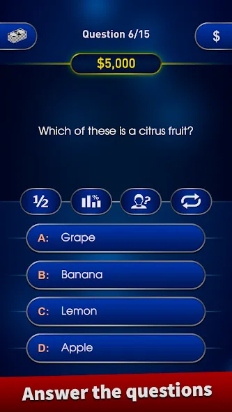 Millionaire 2024 Trivia Quiz  [МОД Unlocked] Screenshot 1