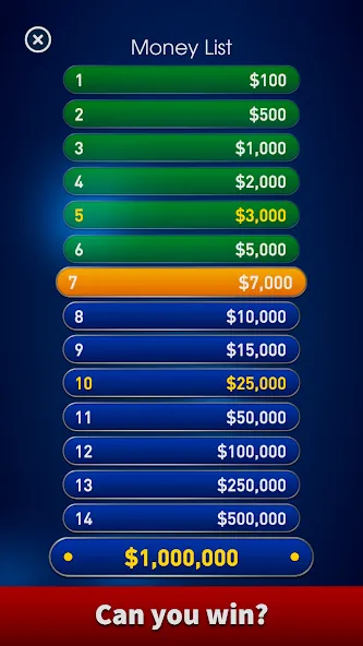 Millionaire 2024 Trivia Quiz  [МОД Unlocked] Screenshot 4