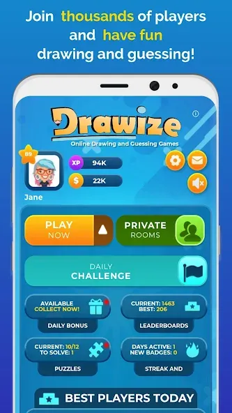 Drawize - Draw and Guess (Дравизе)  [МОД Меню] Screenshot 1