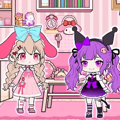 Скачать взломанную YOYO Doll School life Dress up (ЙОЙО Лайф ворлд)  [МОД Бесконечные деньги] - последняя версия apk на Андроид