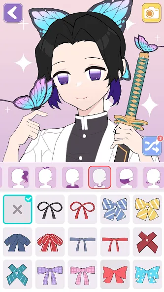 Vlinder Avatar Maker: dress up  [МОД Много денег] Screenshot 4