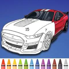 Скачать взлом Cars Color By Number (Цветные машины по номерам)  [МОД Unlimited Money] - стабильная версия apk на Андроид