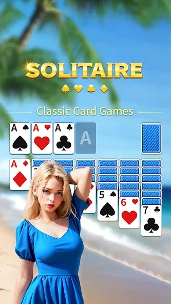 Solitaire Classic:Card Game (Солитер Классик)  [МОД Все открыто] Screenshot 1