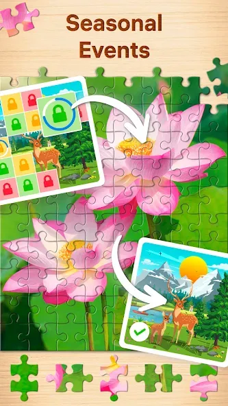 Jigsaw Puzzles - Puzzle Games  [МОД Unlocked] Screenshot 4