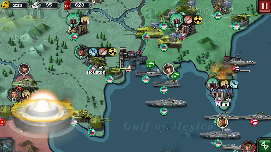 World Conqueror 3-WW2 Strategy (Ворлд Конкерор 3)  [МОД Меню] Screenshot 3