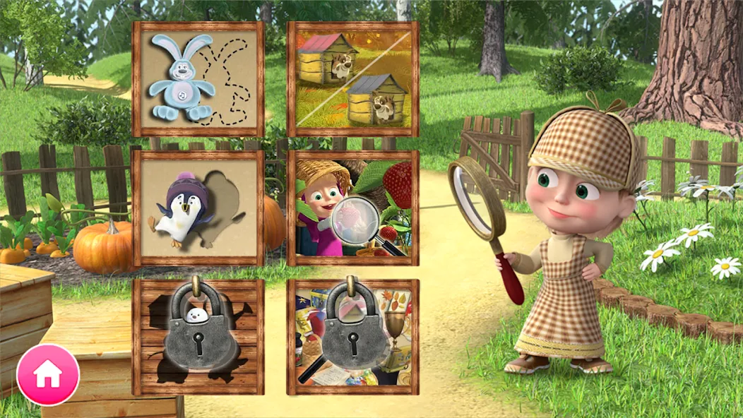 Masha and the Bear Educational  [МОД Много монет] Screenshot 1