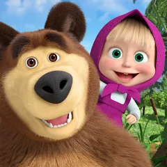 Взломанная Masha and the Bear Educational  [МОД Много монет] - полная версия apk на Андроид