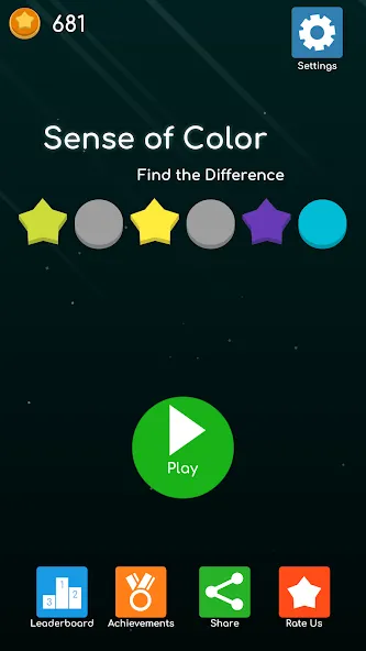 Sense of Color - Find the Diff  [МОД Бесконечные деньги] Screenshot 1