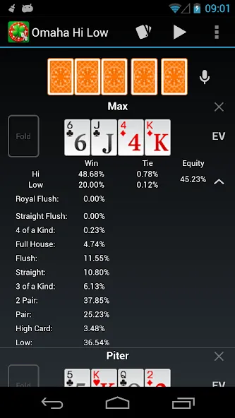 Poker Calculator  [МОД Menu] Screenshot 2