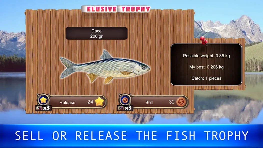 Fish rain: sport fishing  [МОД Mega Pack] Screenshot 2