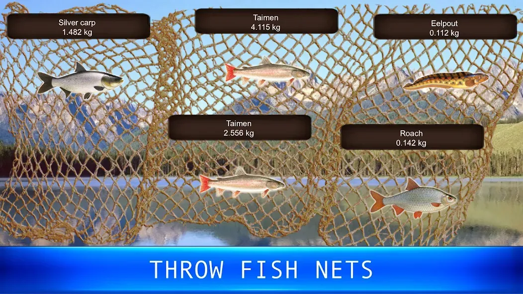 Fish rain: sport fishing  [МОД Mega Pack] Screenshot 5