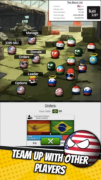 e-Sim Countryball Be President  [МОД Unlimited Money] Screenshot 3