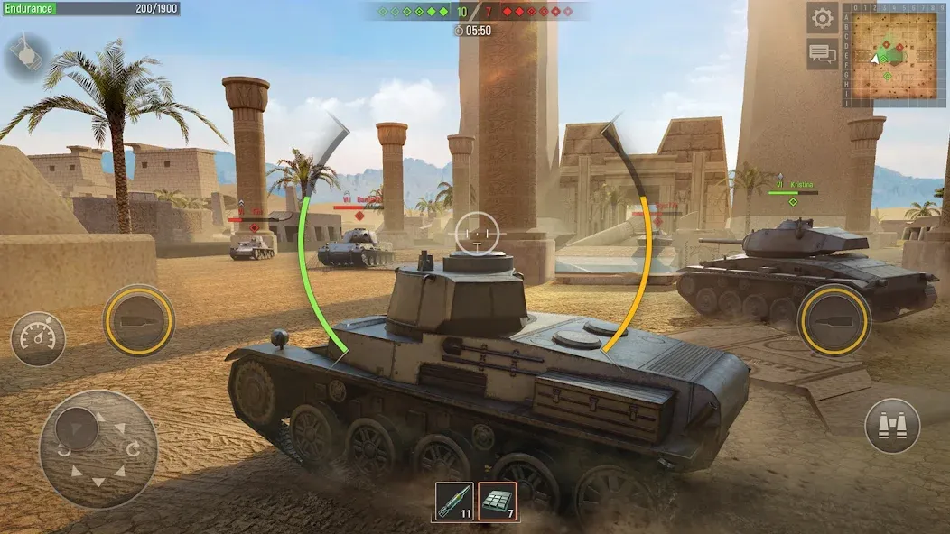 Battle Tanks: Tank Games WW2 (Бэтл Тэнкс)  [МОД Много монет] Screenshot 3