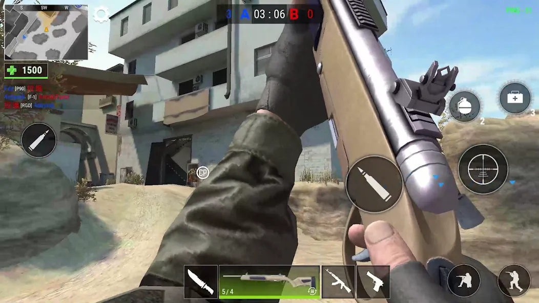 Modern Gun: Shooting War Games (Модерн Ган)  [МОД Меню] Screenshot 4