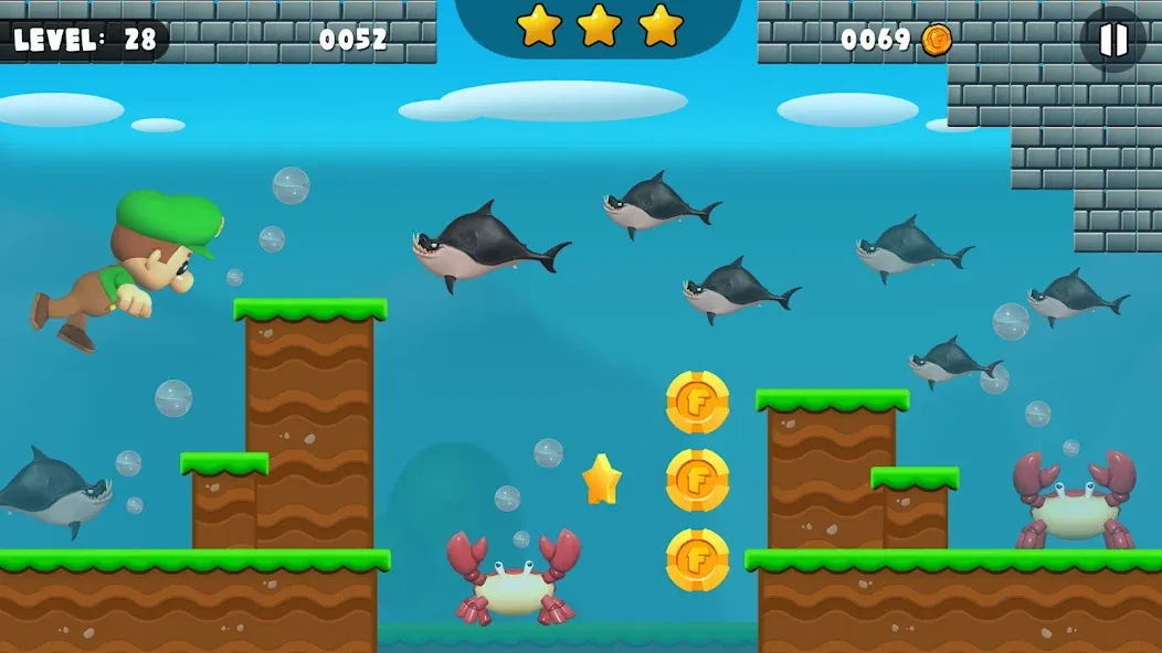 Bob World Adventure 3D  [МОД Unlimited Money] Screenshot 3