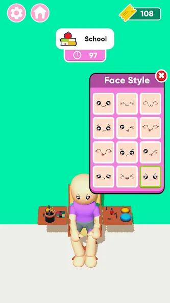 Famous Fashion - Dress Up Game (Фэймос Фэшн)  [МОД Бесконечные монеты] Screenshot 5