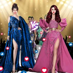 Скачать взломанную Fashion Show: Dress up Games (Фэшн Шоу)  [МОД Все открыто] - стабильная версия apk на Андроид