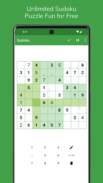 Sudoku  [МОД Unlocked] Screenshot 1