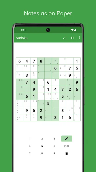 Sudoku  [МОД Unlocked] Screenshot 3