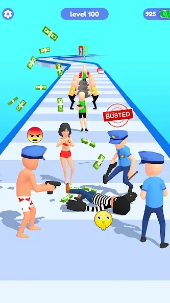 Thief Run Race 3D: Fun Race  [МОД Menu] Screenshot 4