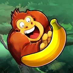 Взломанная Banana Kong (Банана Конг)  [МОД Бесконечные деньги] - полная версия apk на Андроид