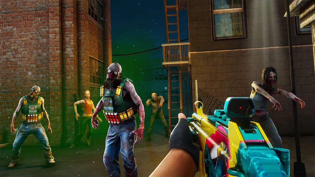 Zombination - FPS Zombie Games (Зомбинация)  [МОД Меню] Screenshot 2