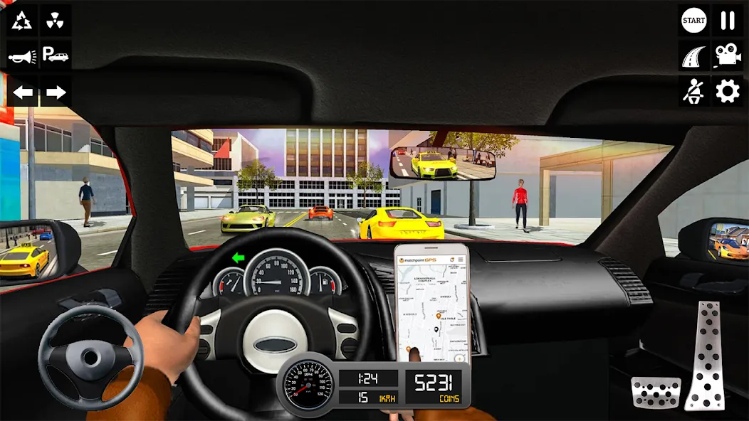 Taxi Simulator 3d Taxi Sim  [МОД Меню] Screenshot 5