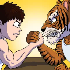 Взлом Arm Wrestling Clicker (Армреслинг Кликер)  [МОД Все открыто] - полная версия apk на Андроид