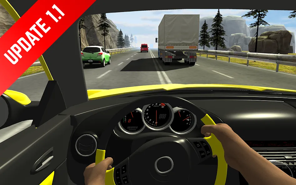 Racing in Car (Рейсинг ин Кар)  [МОД Много денег] Screenshot 2