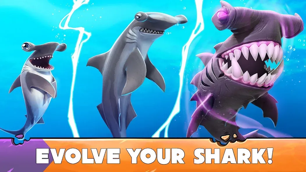 Hungry Shark Evolution (Хангри Шарк Эволюшн)  [МОД Все открыто] Screenshot 4