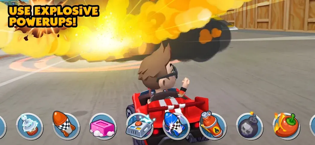 Boom Karts Multiplayer Racing (Бум Картс Мультиплеер Рейсинг)  [МОД Все открыто] Screenshot 4