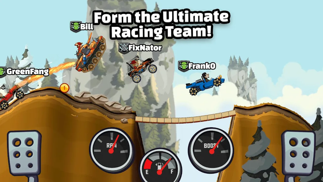 Hill Climb Racing 2 (Хилл Клаим Рейсинг 2)  [МОД Бесконечные монеты] Screenshot 5