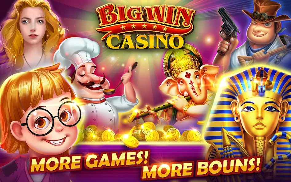 Big Win - Slots Casino™ (Биг Вин)  [МОД Бесконечные деньги] Screenshot 1