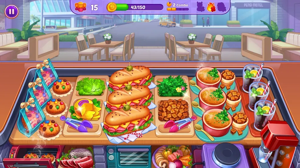 Cooking Crush - Cooking Game (Кукинг Краш)  [МОД Unlocked] Screenshot 4