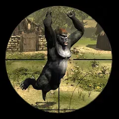 Взлом Gorilla Hunter: Hunting games (Горилла Хантер)  [МОД Много денег] - полная версия apk на Андроид