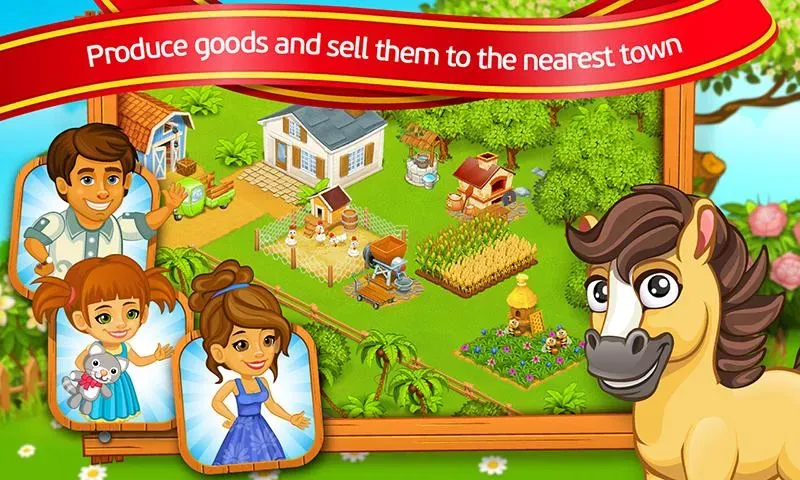 Farm Town: Cartoon Story  [МОД Mega Pack] Screenshot 4