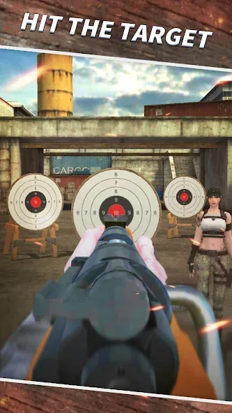 Sniper Shooting : 3D Gun Game  [МОД Бесконечные монеты] Screenshot 4