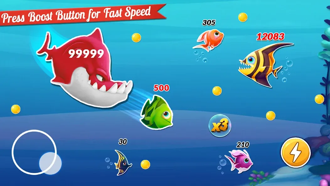 Fish.IO Fish Games Shark Games (Фиш Ай О Фиш Геймс Шарк Геймс)  [МОД Unlimited Money] Screenshot 1